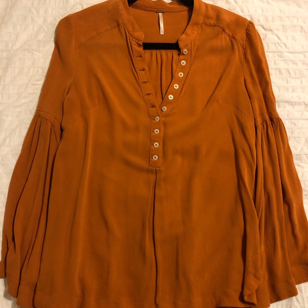 Free People Flowy Blouse
